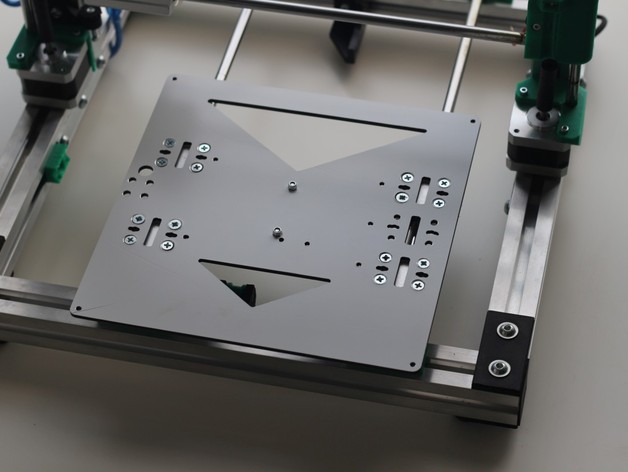 Universal Y Carriage Plate for Prusa i3, Rebel and Rebelix 3D Printer