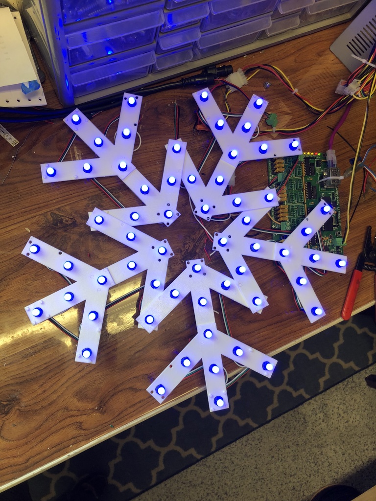 LED Pixel Bulb SnowFlake 