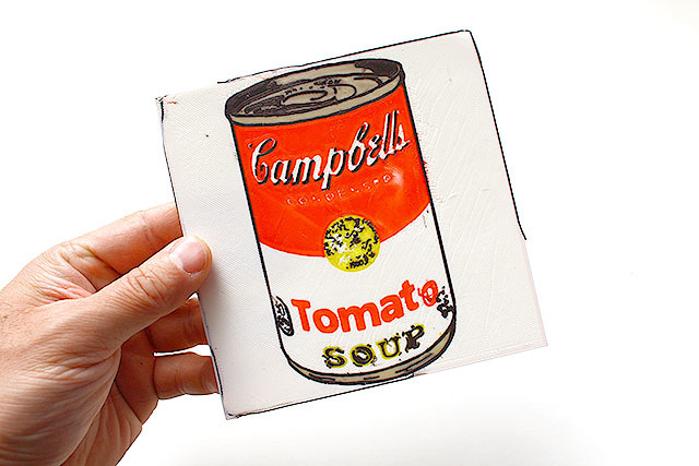 Campbell soup by 3D printer
