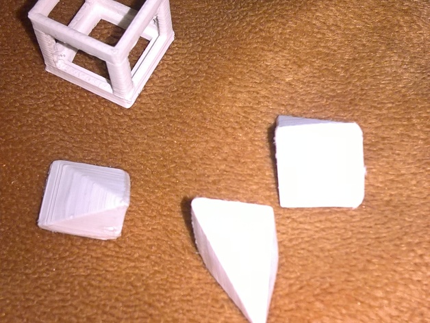 Three Pyramids of the cube.