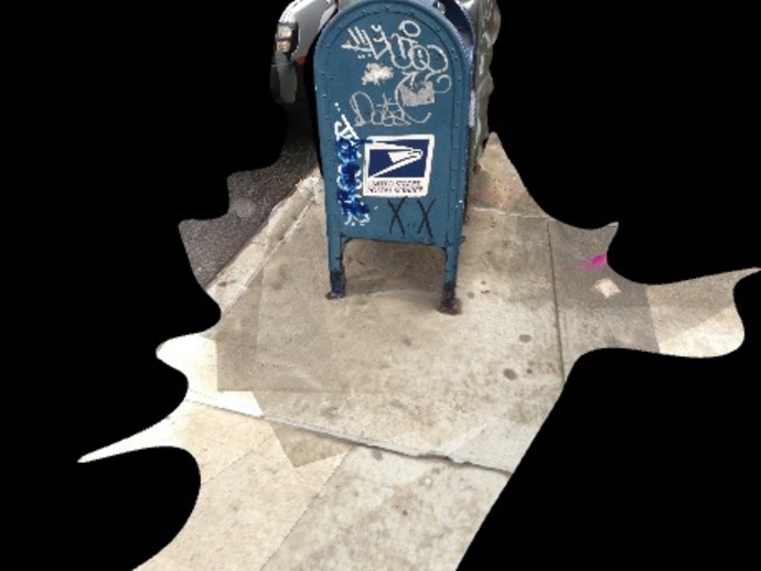 NYC Post Office Box with Grafitti