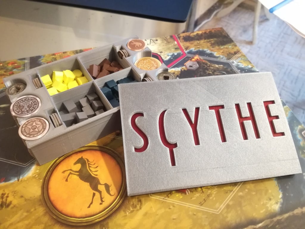 Scythe resources and coins organizer