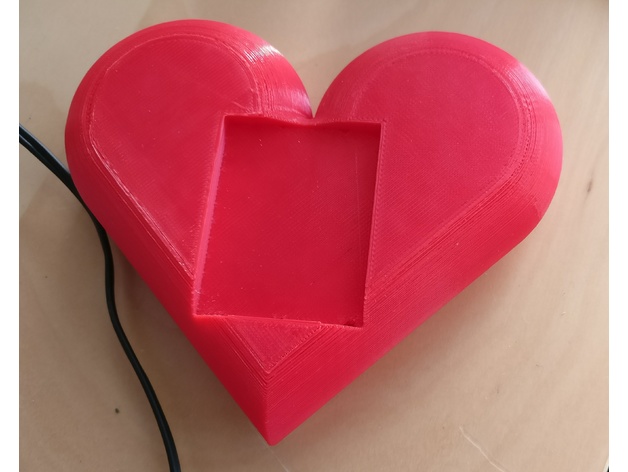 heart shaped photo frame