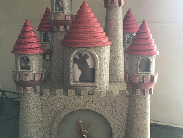 Disney inspired Castle Clock