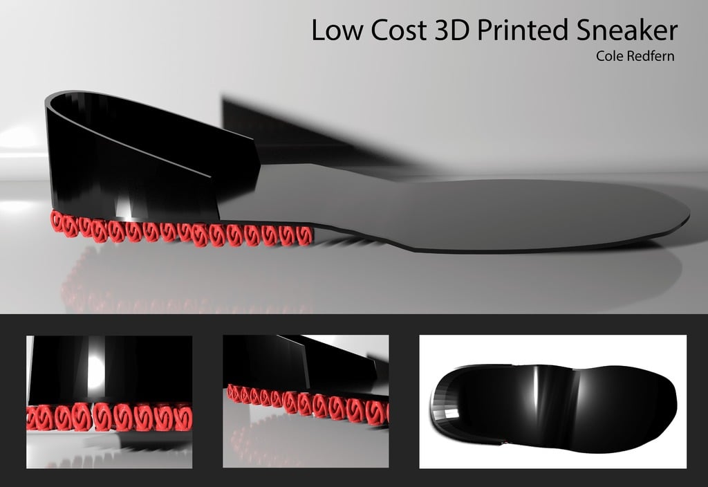 Low Cost 3D Printed Sneaker