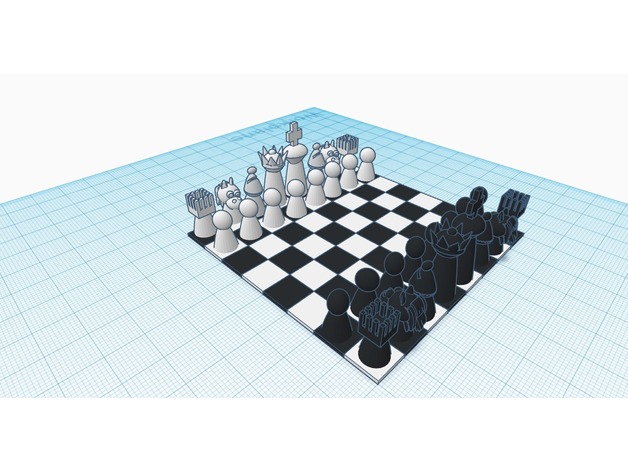 Chess Game; Board and pieces included