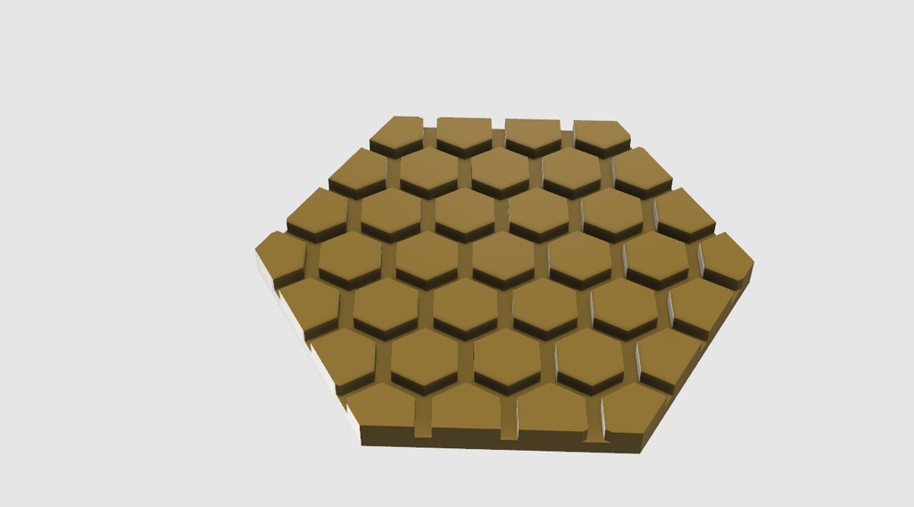 3D honeycomb coaster