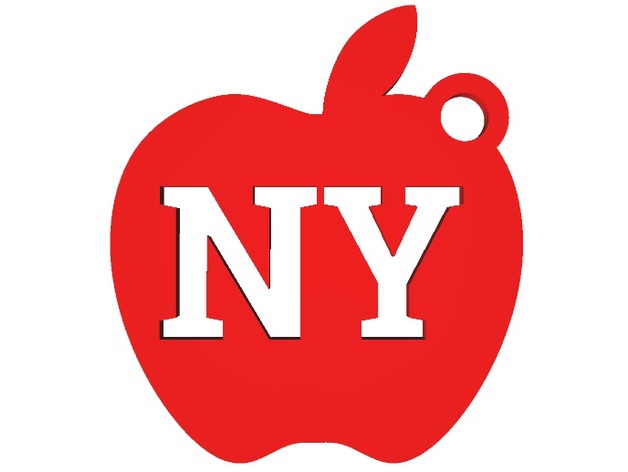 New York "The Big Apple" keychain
