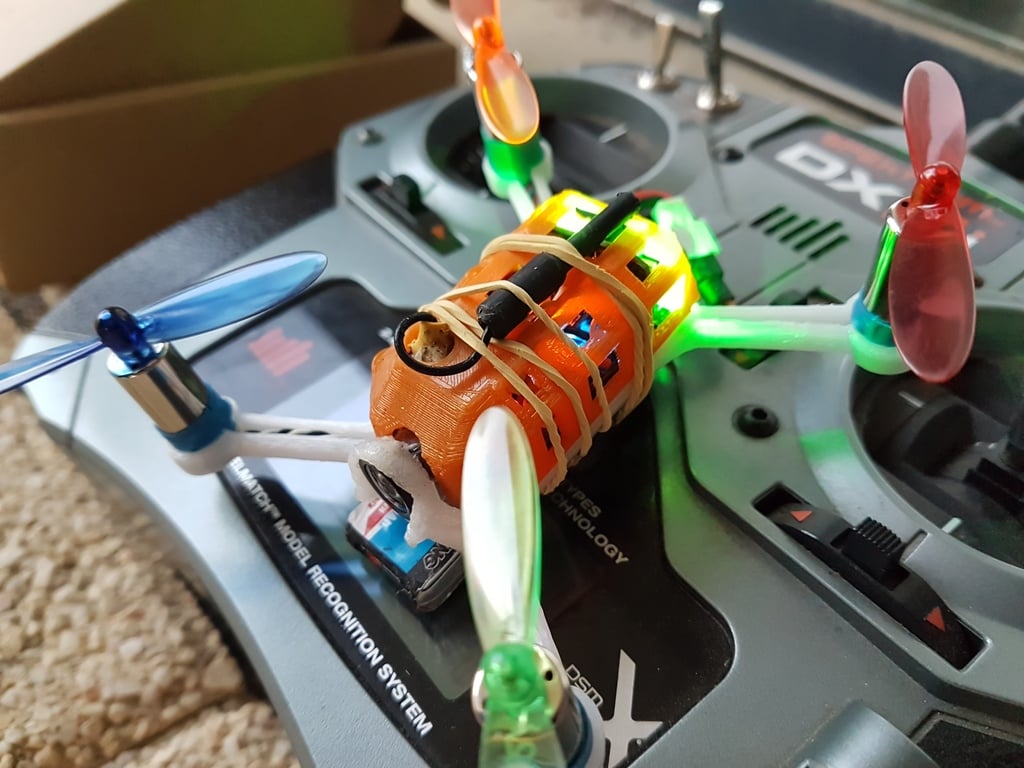 95mm micro quad brushed 8520 châssis drone