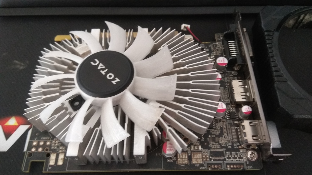 GPU fan repair GTX1050 Zotac