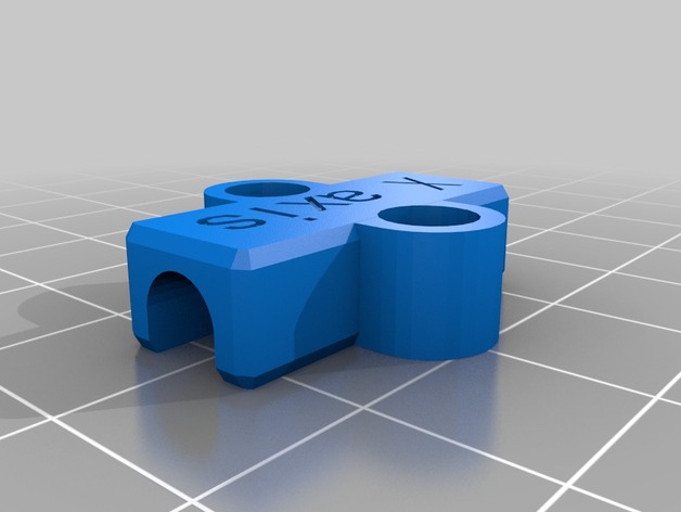 My Customized Cable guide / clip () for 3D printer / CNC mill, OpenScad