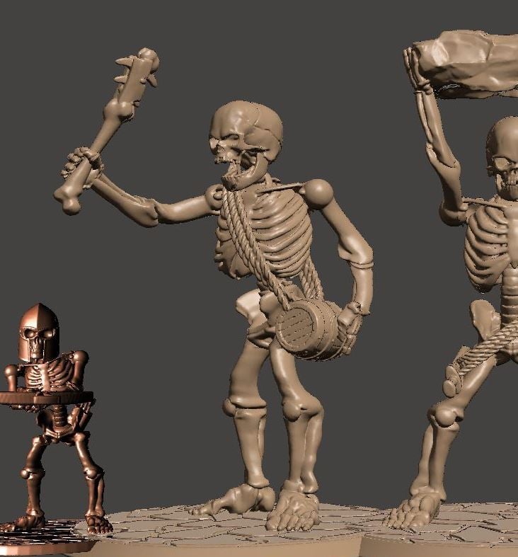 Skeleton Army Undead Giant Miniature