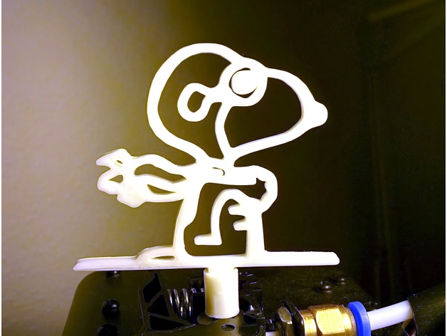 Peanuts' Snoopy "The Flying Ace" Monoprice Select Mini Extruder Spinner