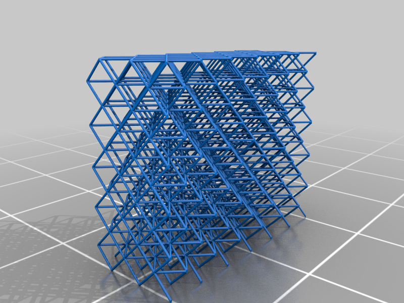 SLA Metallic Microlattice test