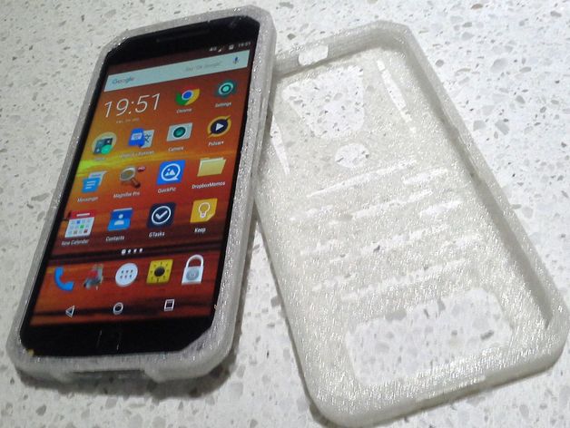Moto G4 Plus Phone Cover (Rubber Filament)