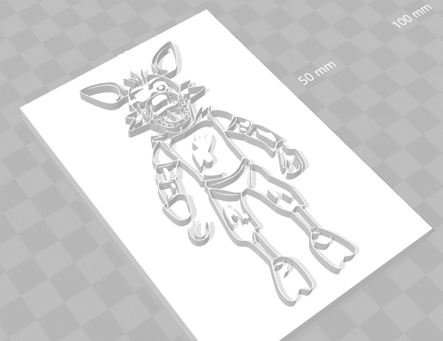 Foxy Portrait - 2D into 3D (Five nights at Freddy's)