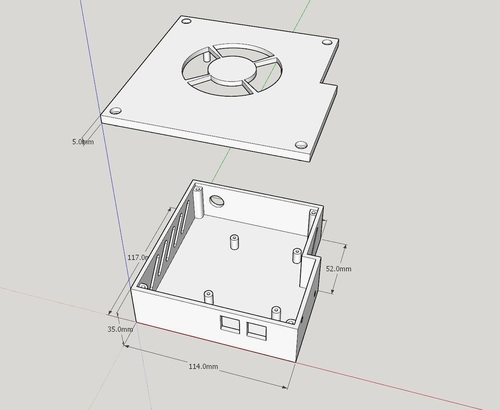 Yet another Raspberry PI case for the Ender 3