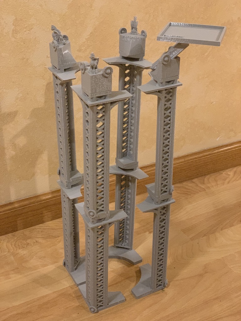 Burgle Bros Gameboard Tower (optimized for printing)