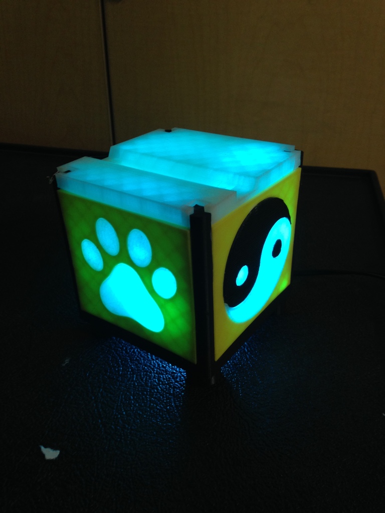 Phone/Tablet Cube Holder with LED/RGB Lights