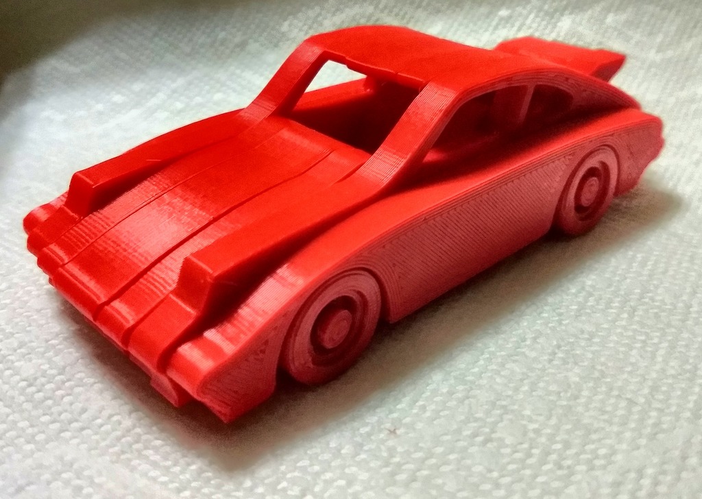Porsche 911 Simplified - For 3D Print