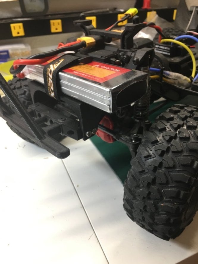 TRX4 - Yet Another Front Battery Mount