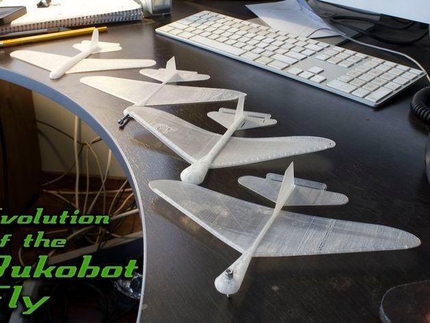 Bukobot Fly 1 Piece Printable Glider That Flies