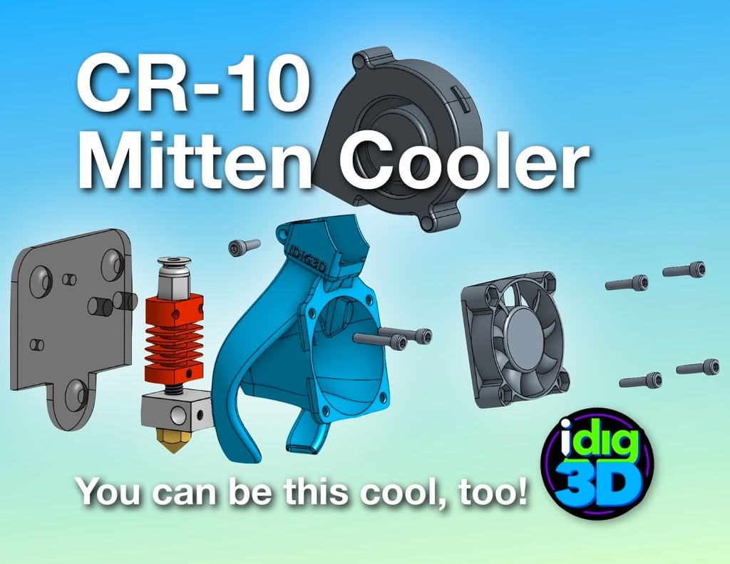 CR-10 / Tronxy Mittens Cooler