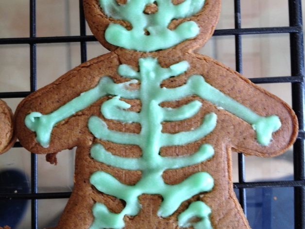 Skeleton Gingerbread Man - Cookie Cutter - Version 2 by ...