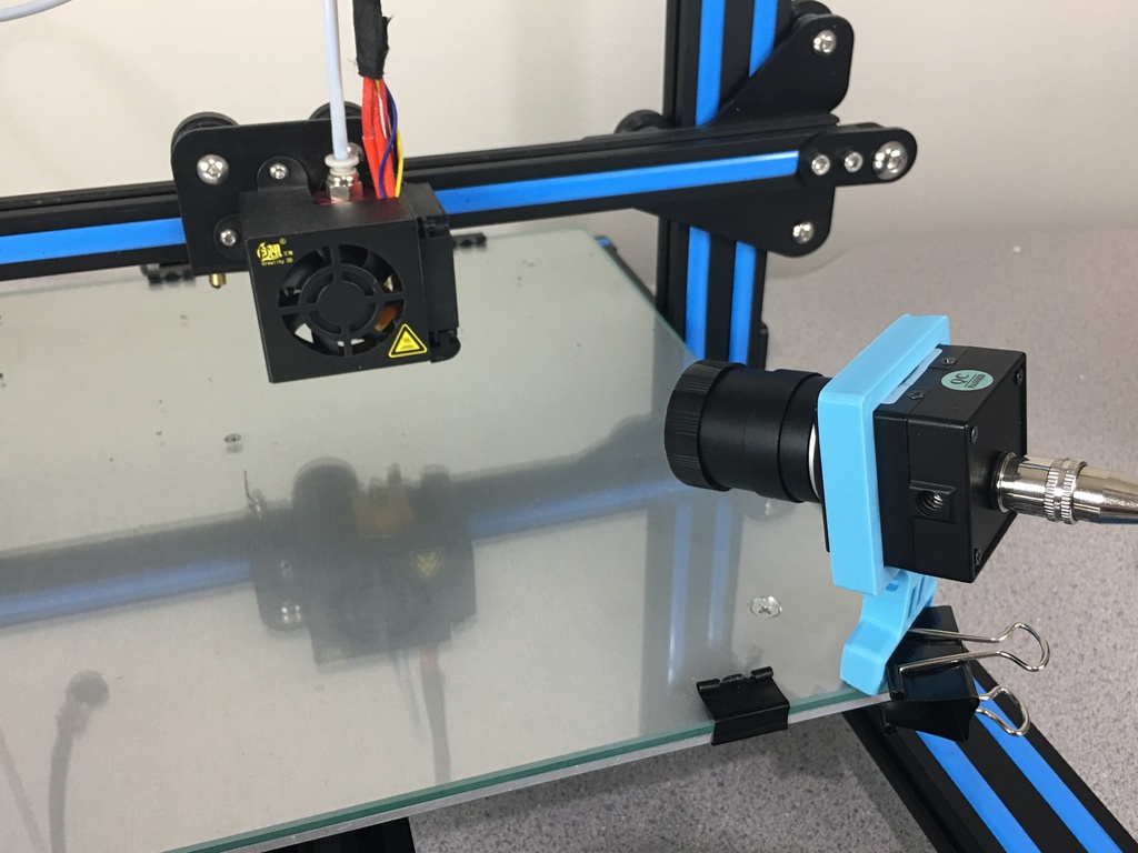 Camera mount for monitoring 3d prints