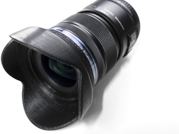 Lens Hood for Olympus M.Zuiko Digital 12-50mm (Micro FourThird) with Bayonet mount