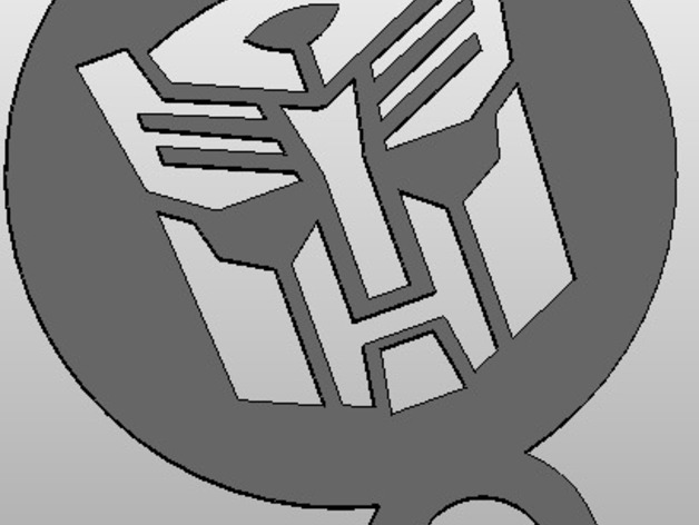 coffee Stencil - Autobot Logo or upside down Darthwader