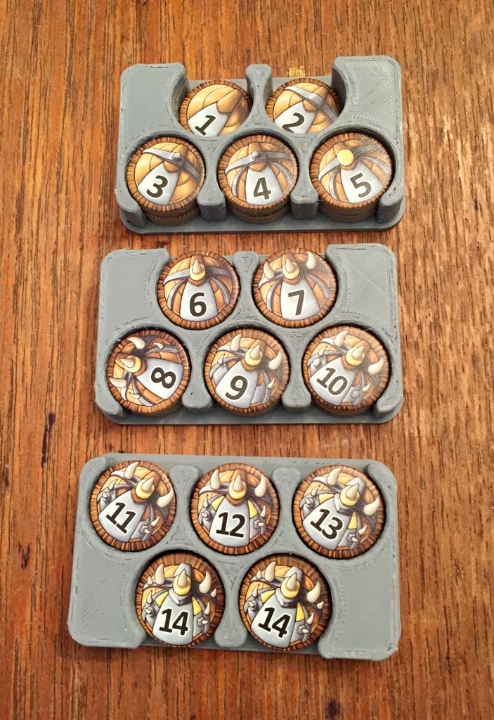 Storage Components for Caverna and The Forgotten Folk