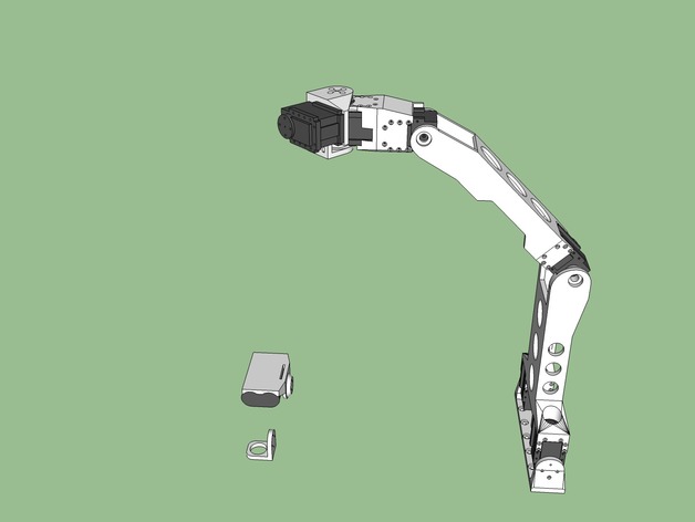 Open Academic Robot Kit: 5 Degree of Freedom robot arm using Dynamixel AX-12A servos