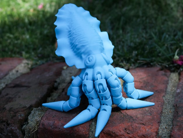 Articulated Cuttlefish! Ball-joint articulated octopus Remix!