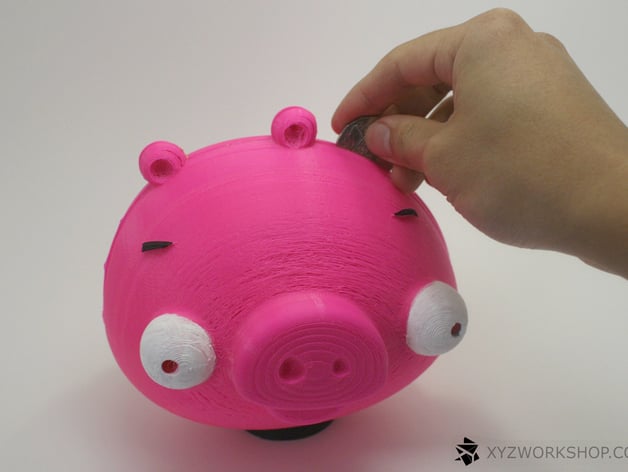 3D printing for Charity- Angry Birds Piggy Bank