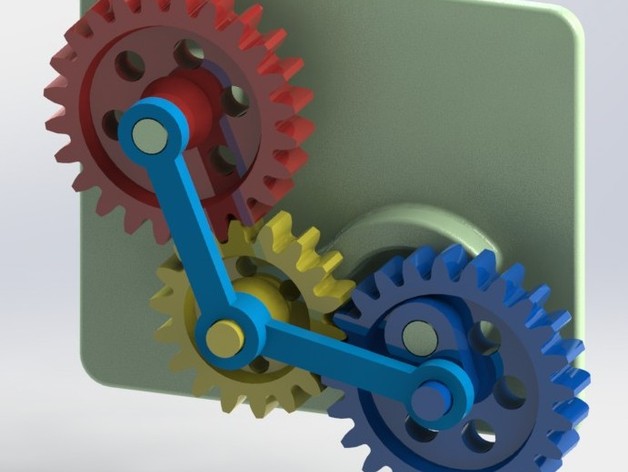Desk Toy - Variable Speed Gears