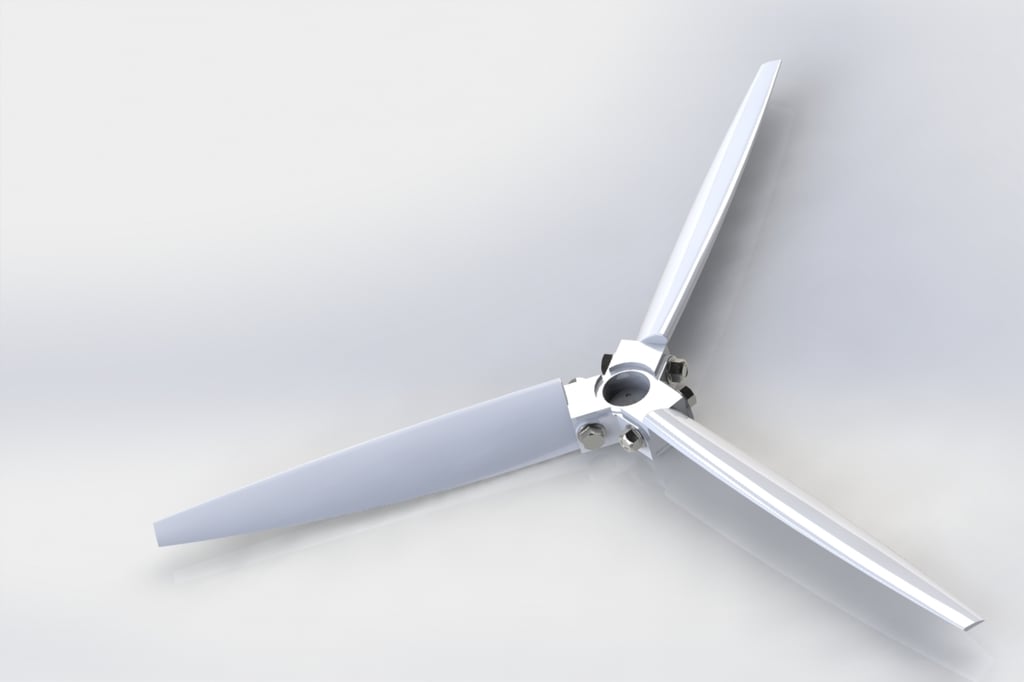 Propellers for heavy lift drones. print with carbon fiber filament, 300mm props 