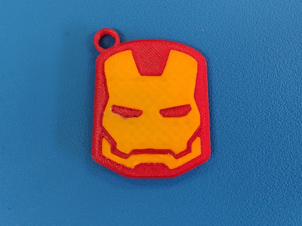 Iron Man Keychain (Fitted, Three Pieces)