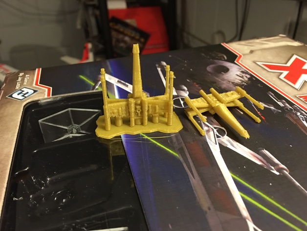X-Wing like Fighter suitable for use in miniatures gaming