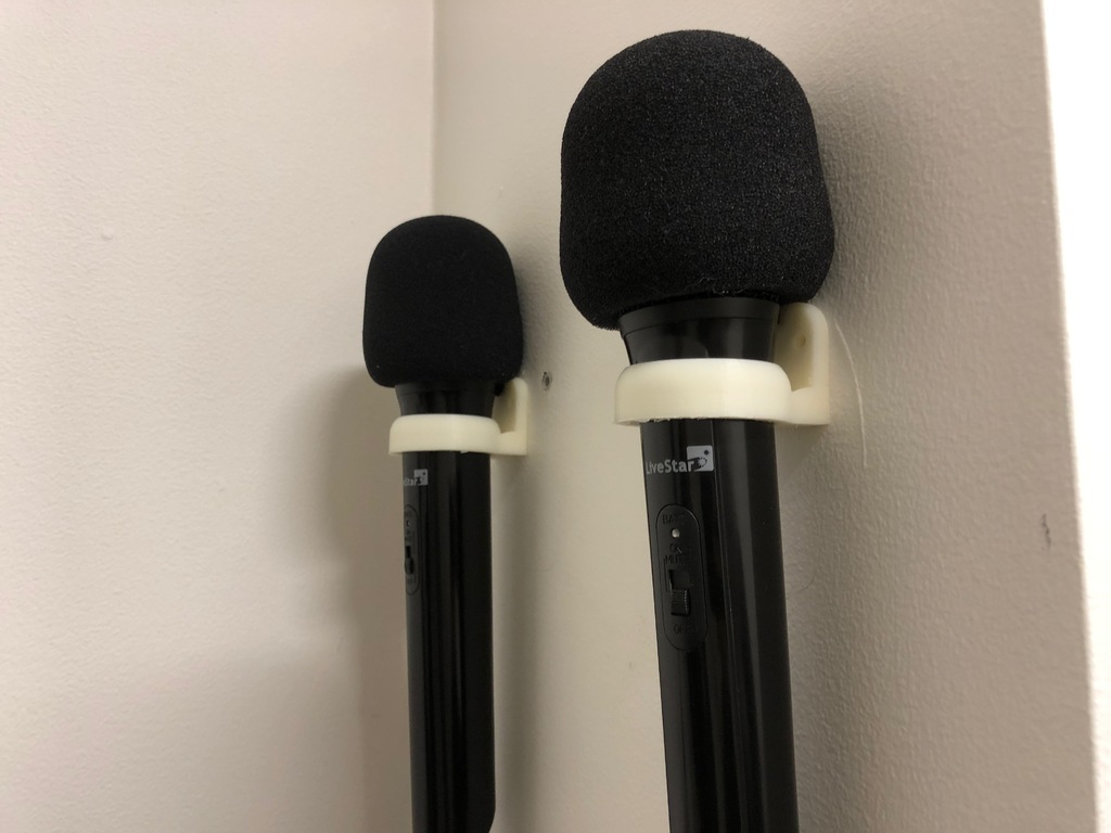 Microphone wall mount