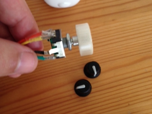 6mm shaft (for 12mm rotary encoder) knob adapter