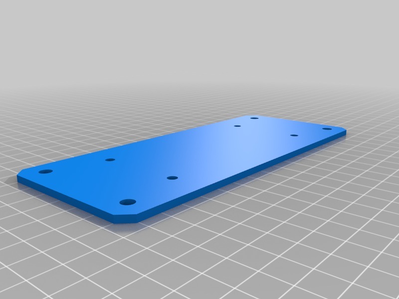 Lulzbot Taz 6 Palette 2 Pro Adapter Hanging Mounting Plate
