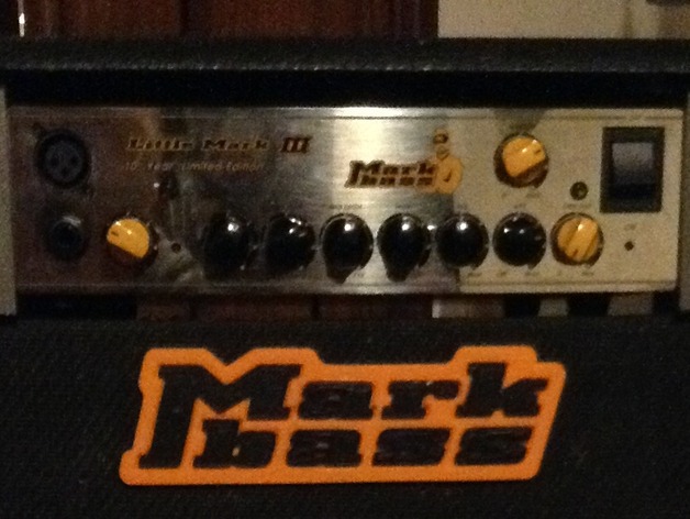 Mark Bass logo, bass guitar amplifier