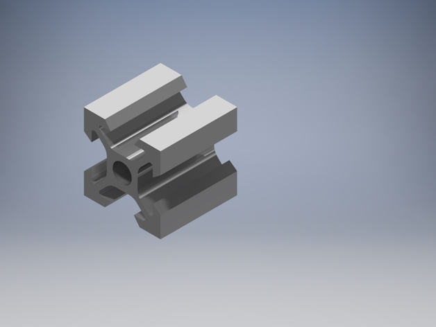 20MM V-Rail Extrusion (With CAD Files)