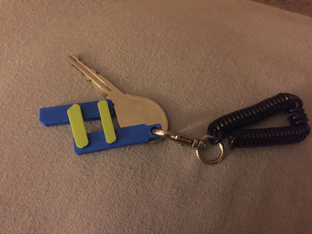 Fidget Hinge Keychain (easy to print)