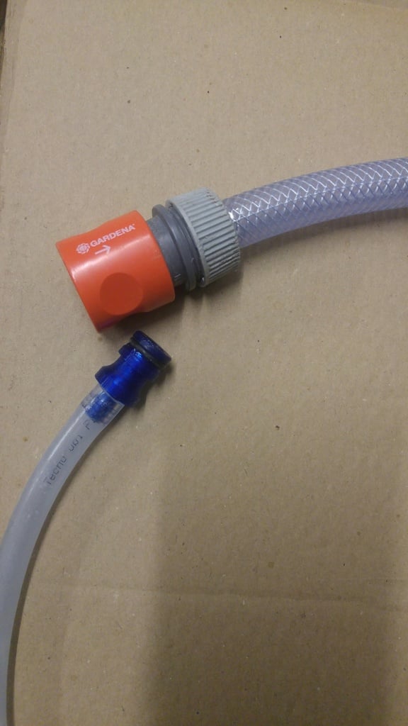 Gardena to 8mm hose connector / adapter