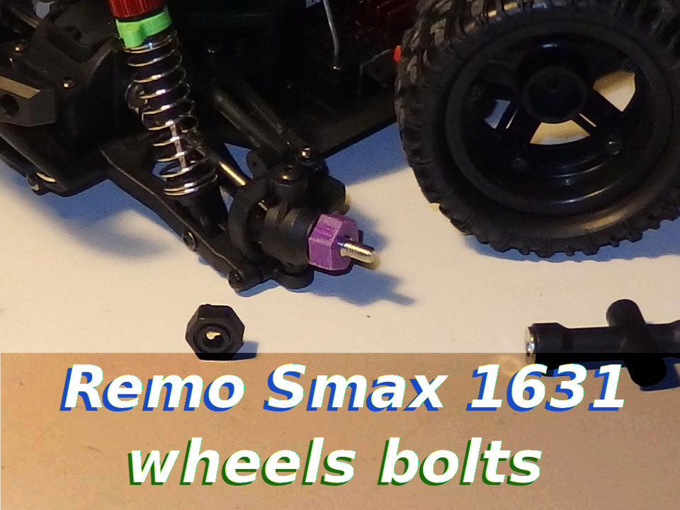 RC car 1/16 Wheel bolt adapter 