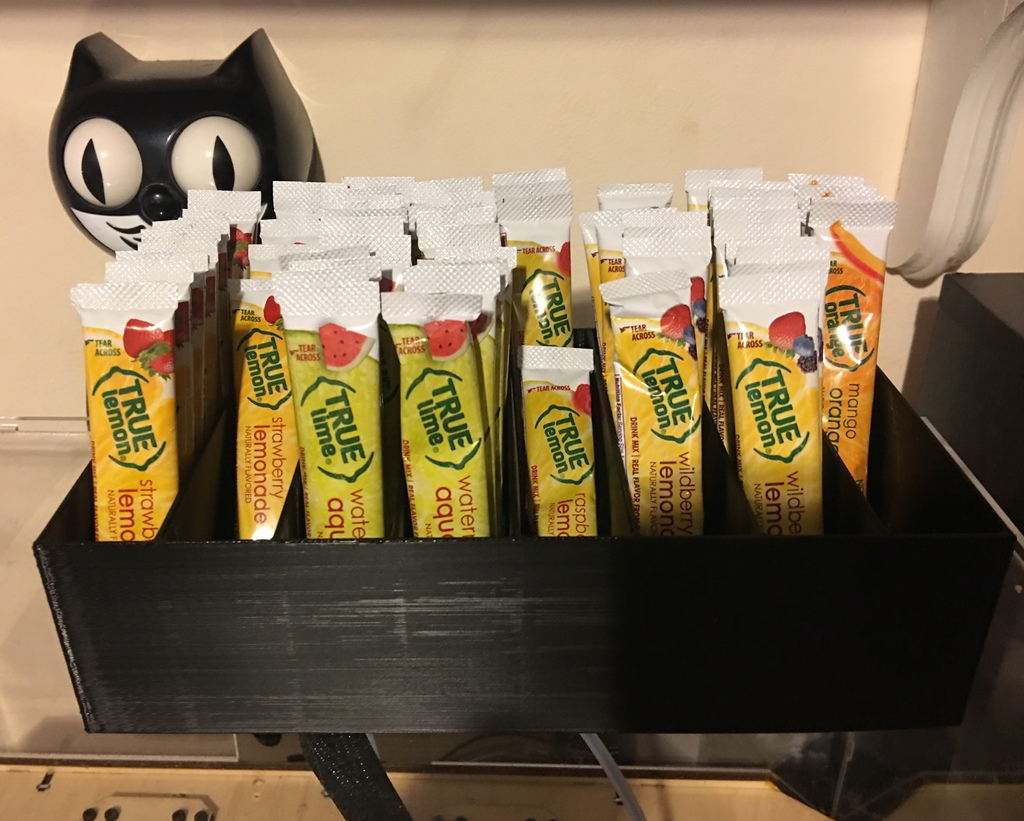 True Lemon Flavored Water Packet Organizer