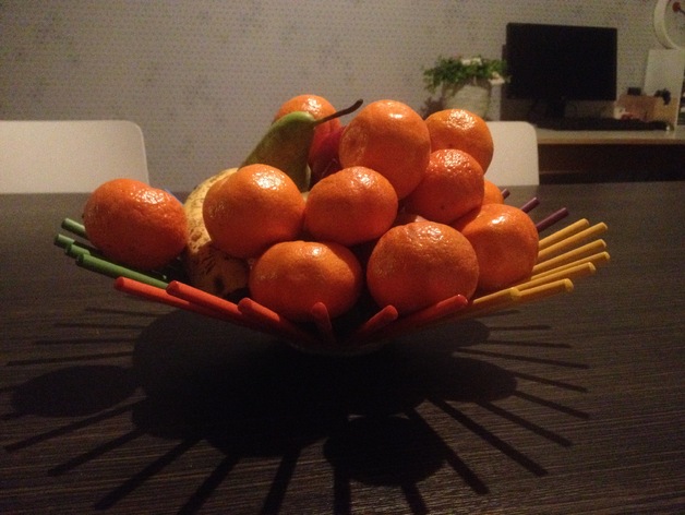 Pencil fruit bowl