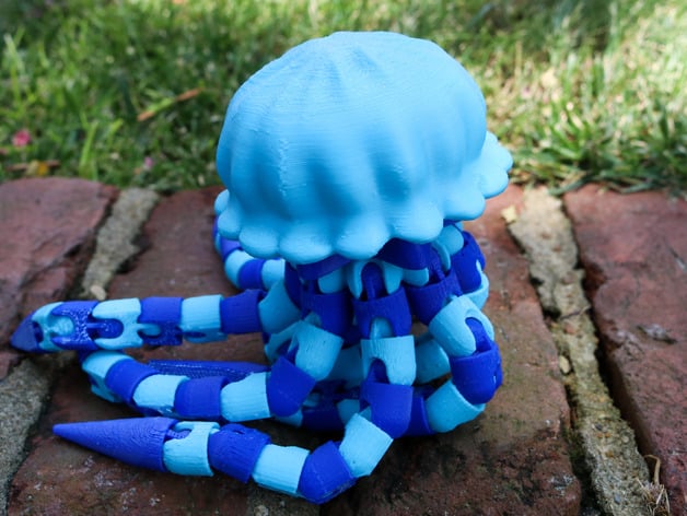 Articulated Jellyfish! Ball-joint articulated octopus Remix!